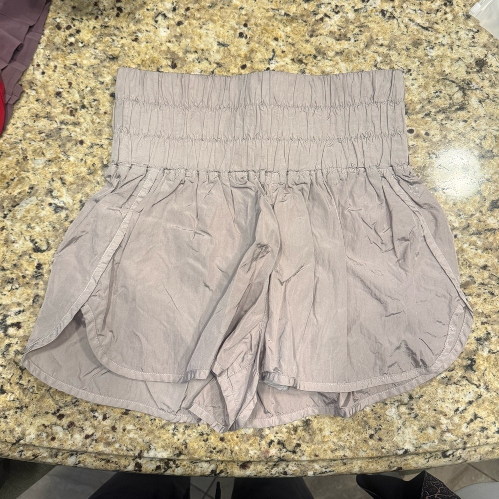 FREE people FP movement the way home short High-Waisted Gray Shorts grey medium